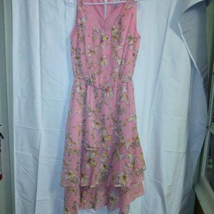 A New Day Peachy Pink flouncy hem dress XS NWOT!!!